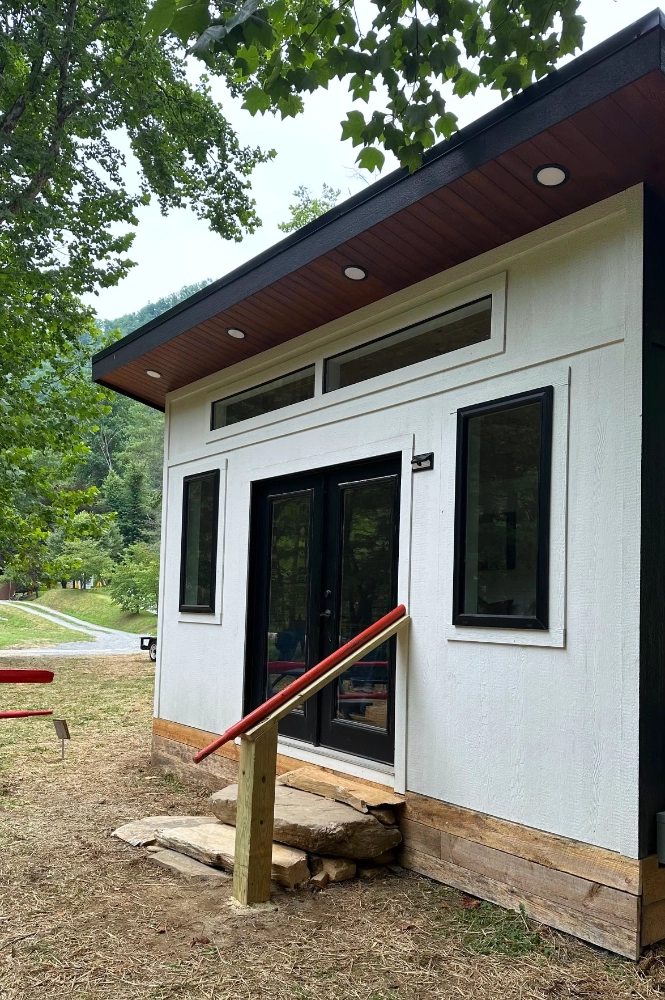Here are various images of our Nantahala Riverside Glamping Cottage in Bryson City, NC