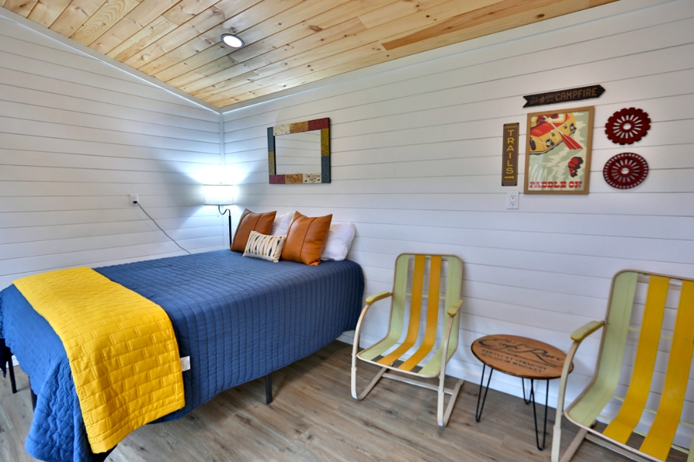 Here are various images of our Nantahala Riverside Glamping Cottage in Bryson City, NC