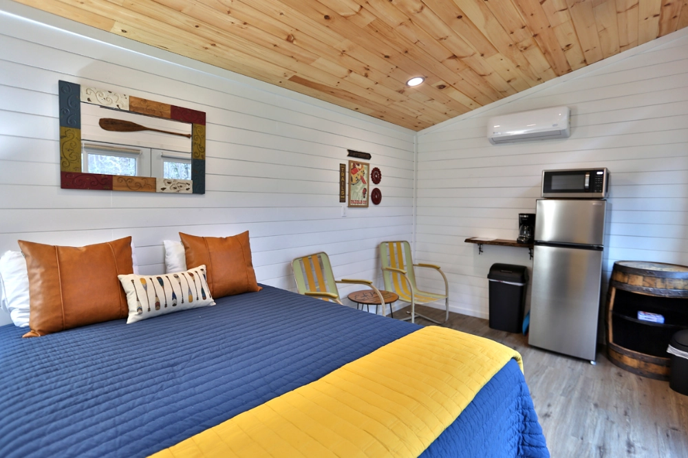 Here are various images of our Nantahala Riverside Glamping Cottage in Bryson City, NC