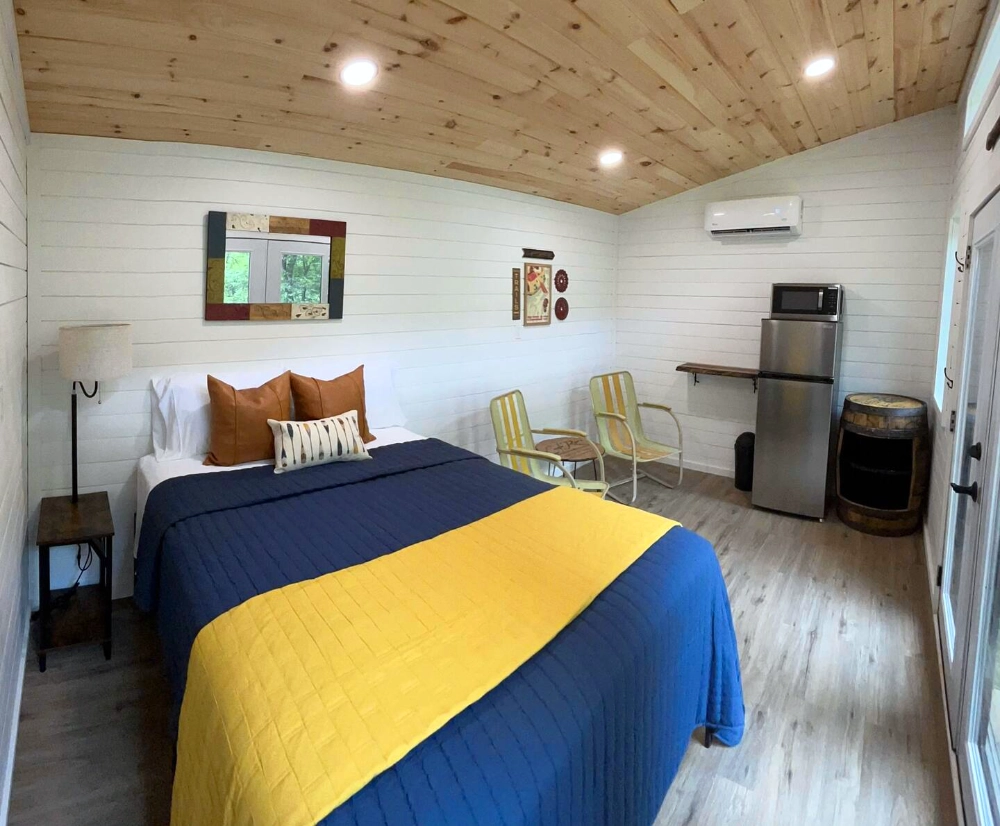 Here are various images of our Nantahala Riverside Glamping Cottage in Bryson City, NC