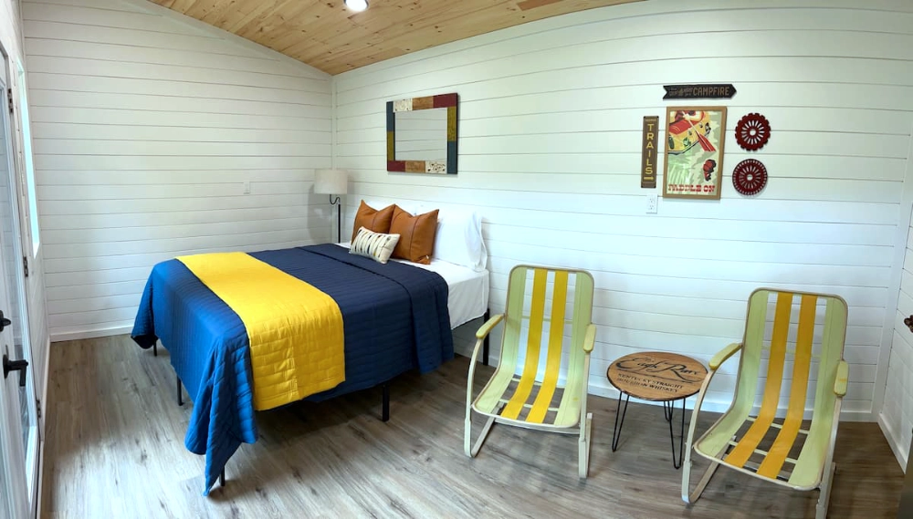 Here are various images of our Nantahala Riverside Glamping Cottage in Bryson City, NC