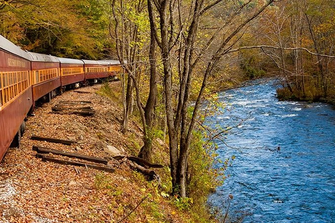 Riding the Smoky Mountain Train